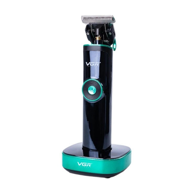 Машинка для стрижки волосся VGR V-671 з акумулятором 400 хв роботи, LED-дисплеєм і насадками — изображение 3