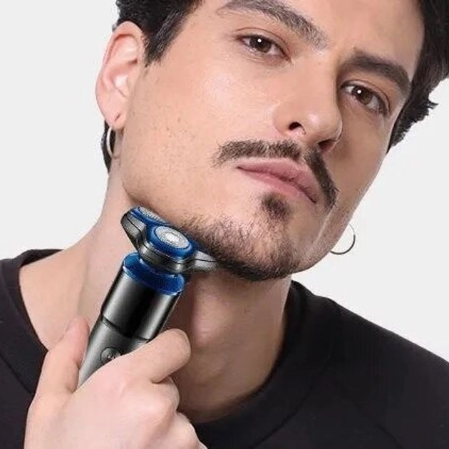 Електробритва VGR V-325, тример бездротовий, машинка чоловіча для гоління, тример для вусів — изображение 6