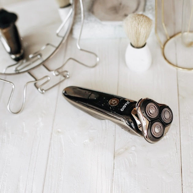 Електробритва 3 плав. голівки/ сухе/ вологе гоління/висувний триммер MAGIO MG-687 — изображение 7