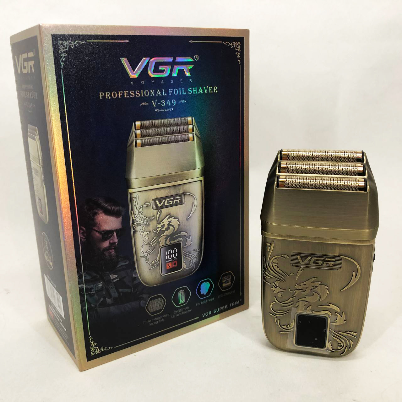 Електробритва VGR V-349 шейвер, потрійне лезо — изображение 11