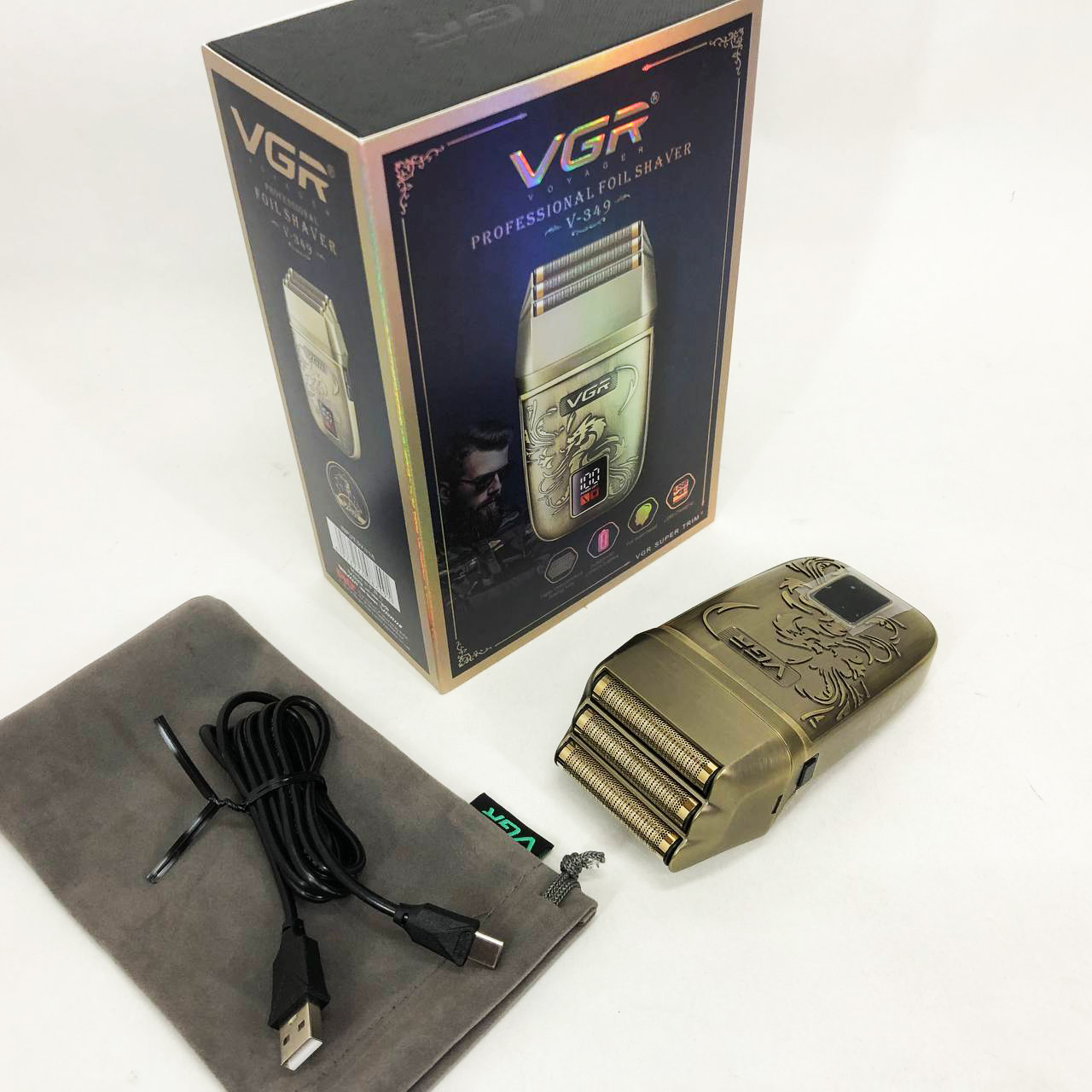 Електробритва VGR V-349 шейвер, потрійне лезо — изображение 5