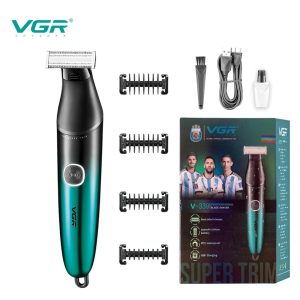Бритва-триммер для стрижки бороди та вусів VGR V-339 GREEN
