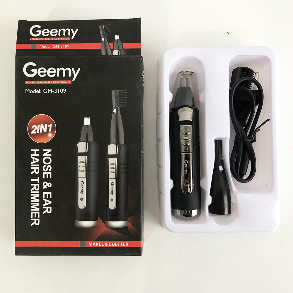 Тример GEMEI GM-3109 2в1, тример бездротовий, машинка чоловіча для гоління, бездротова електробритва — изображение 5
