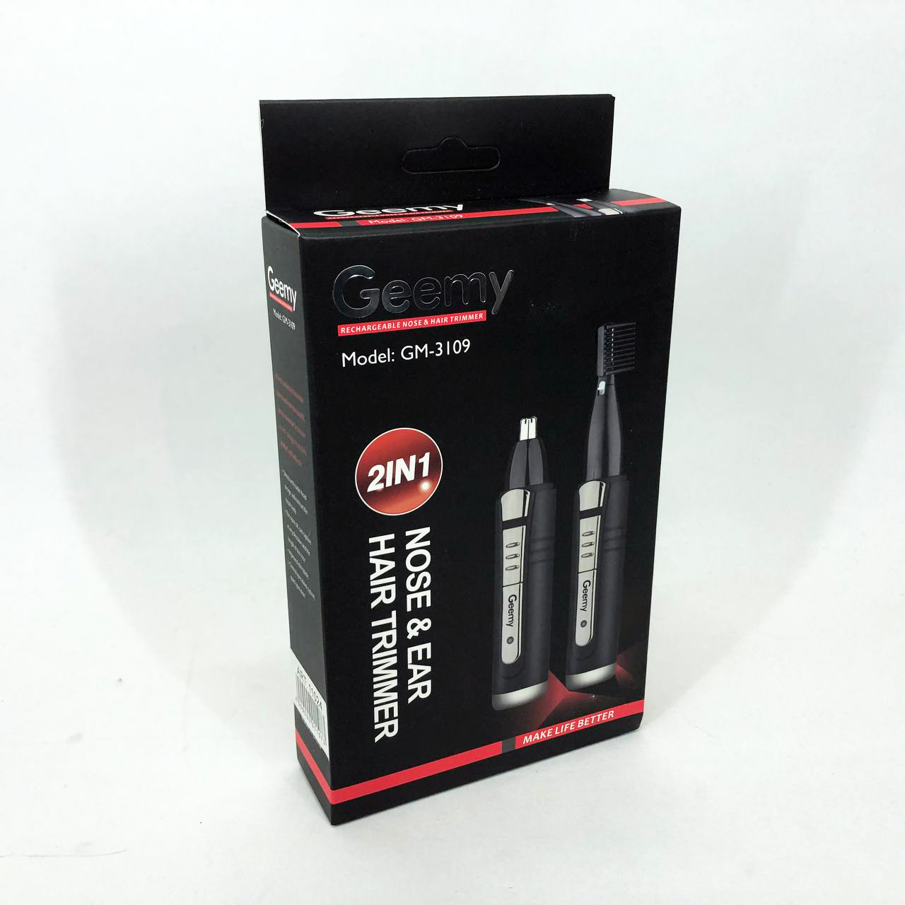 Тример GEMEI GM-3109 2в1, тример бездротовий, машинка чоловіча для гоління, бездротова електробритва — изображение 18