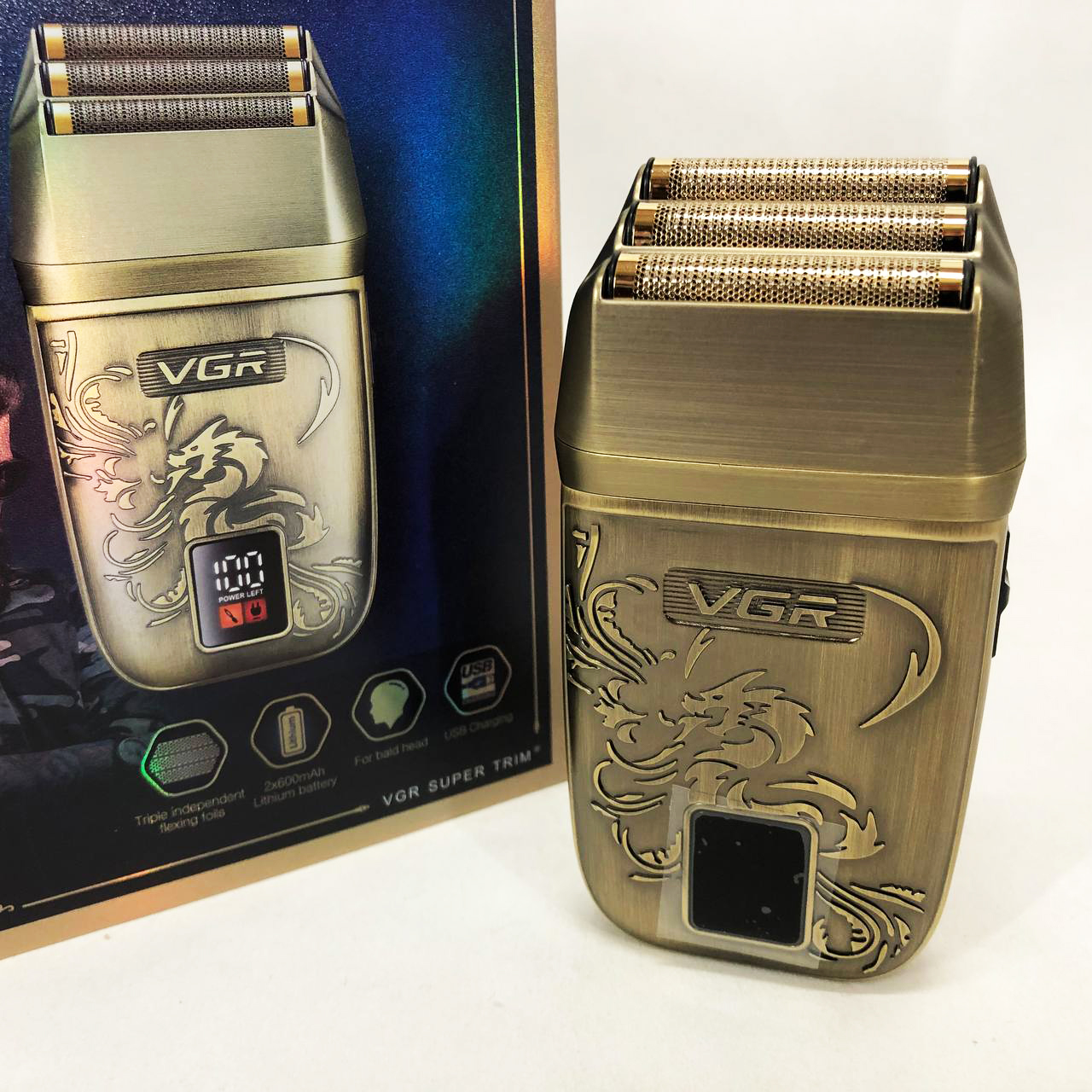 Електробритва VGR V-349 шейвер, потрійне лезо — изображение 12