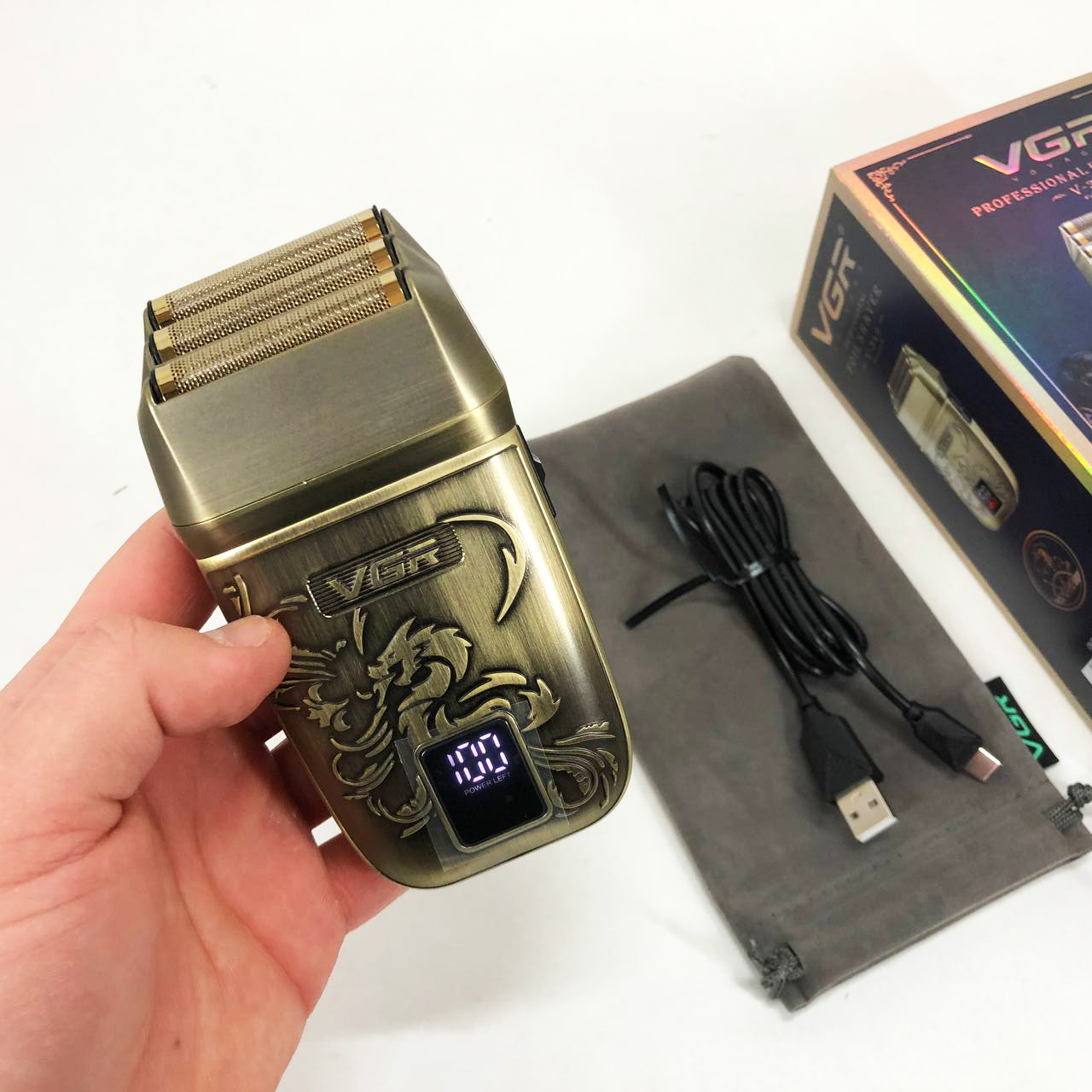 Електробритва VGR V-349 шейвер, потрійне лезо — изображение 16