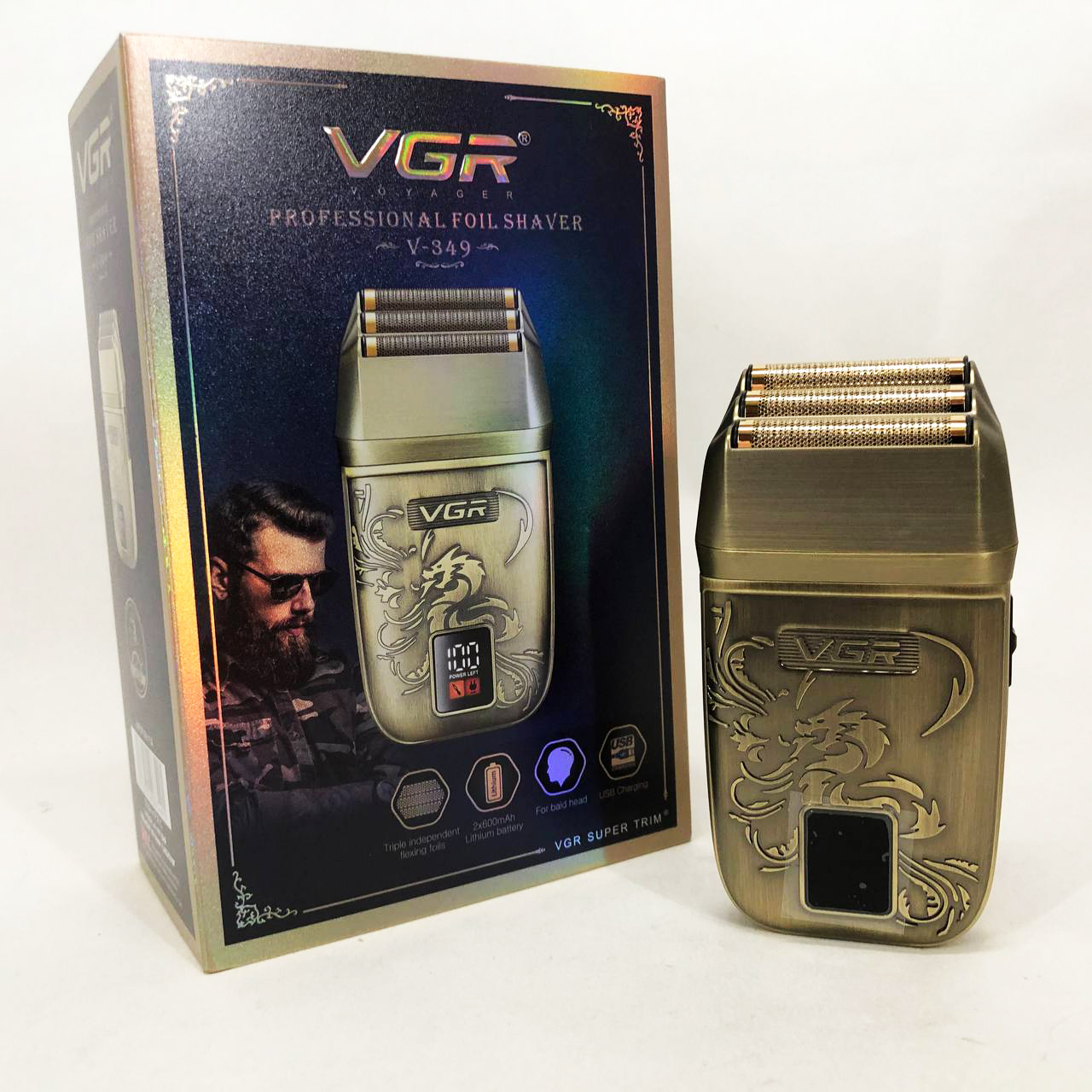 Електробритва VGR V-349 шейвер, потрійне лезо — изображение 14