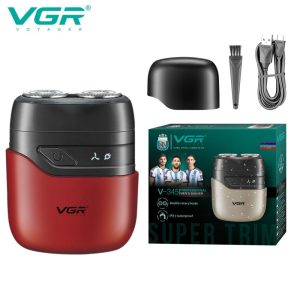Електробритва VGR V-345. Колір: червоний