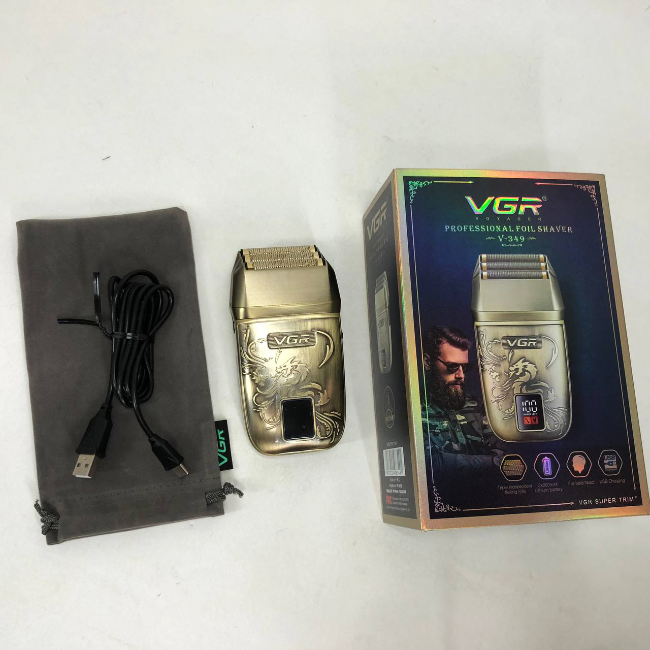 Електробритва VGR V-349 шейвер, потрійне лезо — изображение 9