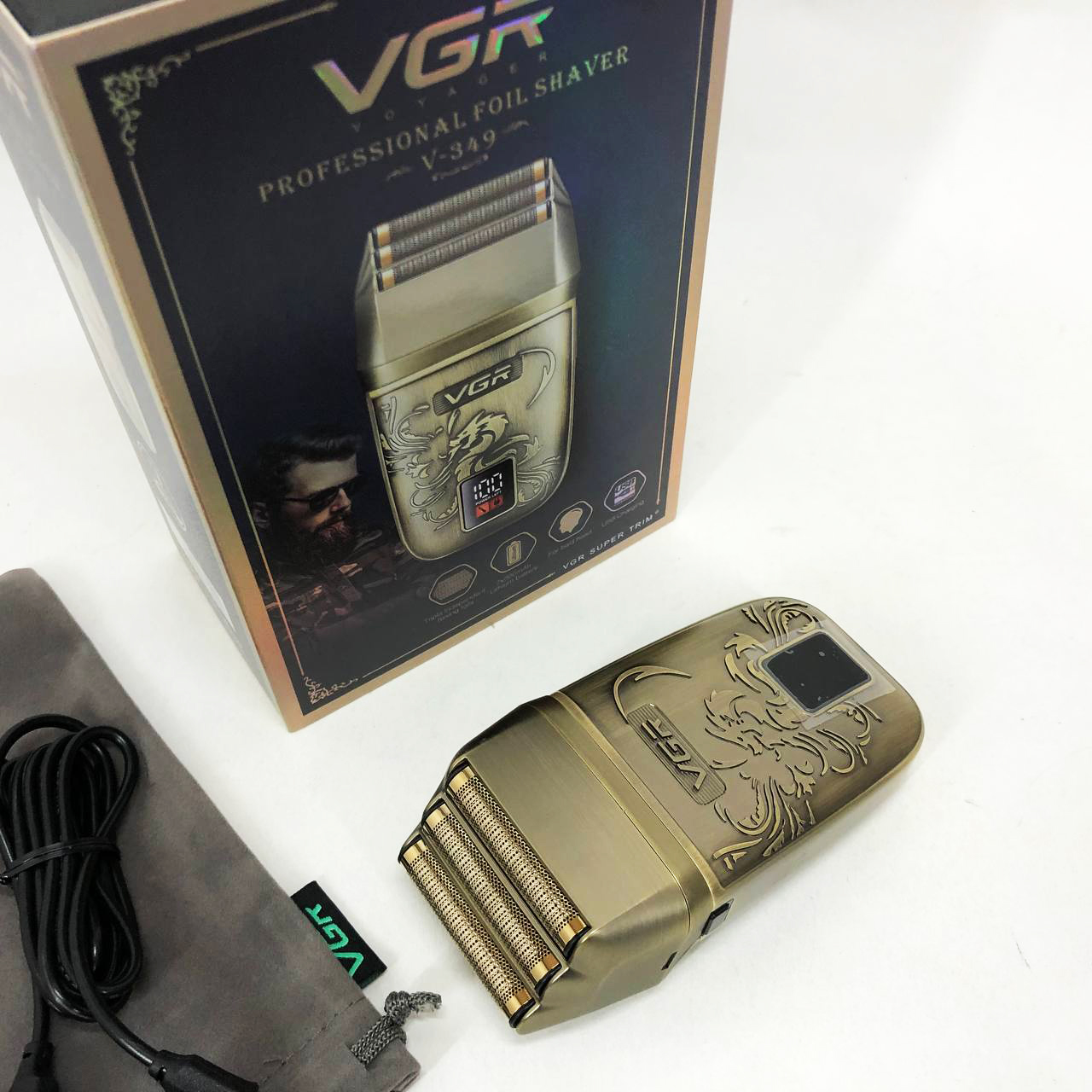 Електробритва VGR V-349 шейвер, потрійне лезо — изображение 7