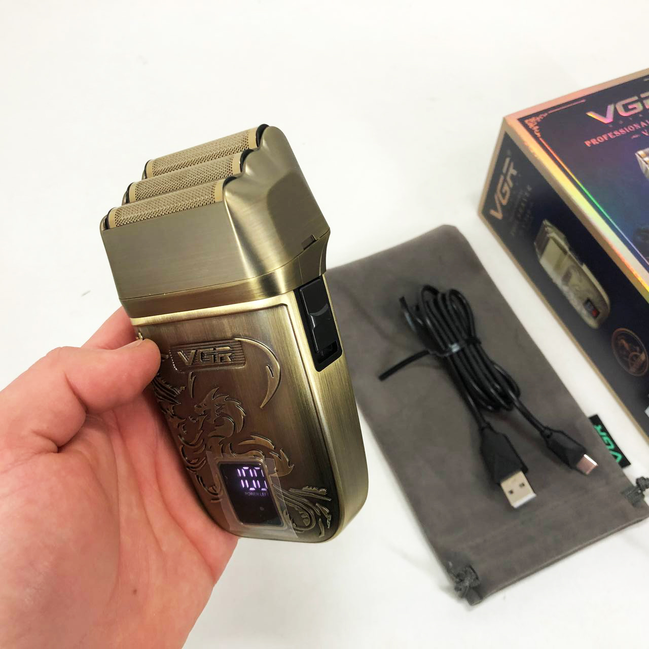 Електробритва VGR V-349 шейвер, потрійне лезо — изображение 17