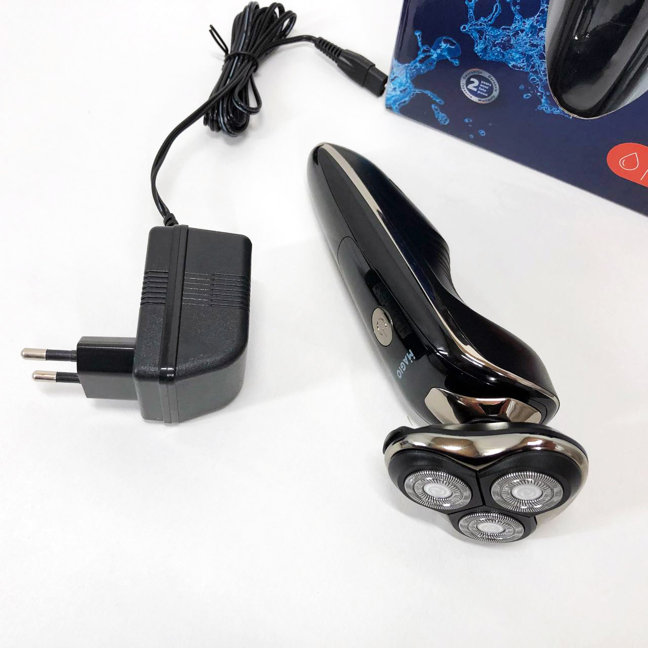 Електробритва 3 плав. голівки/ сухе/ вологе гоління/висувний триммер MAGIO MG-687 — изображение 19