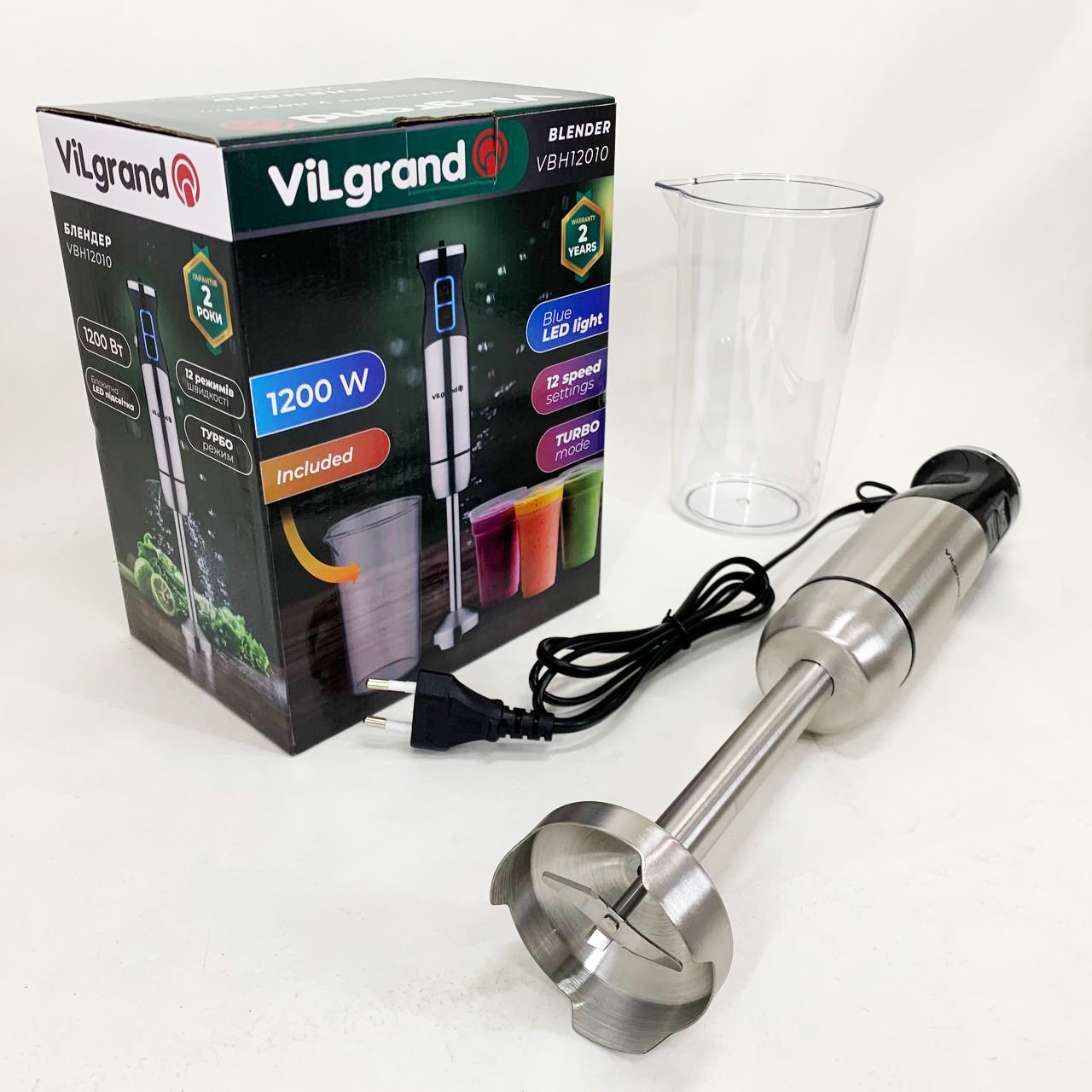 Блендер занурювальний VILGRAND VBH12010 — изображение 6