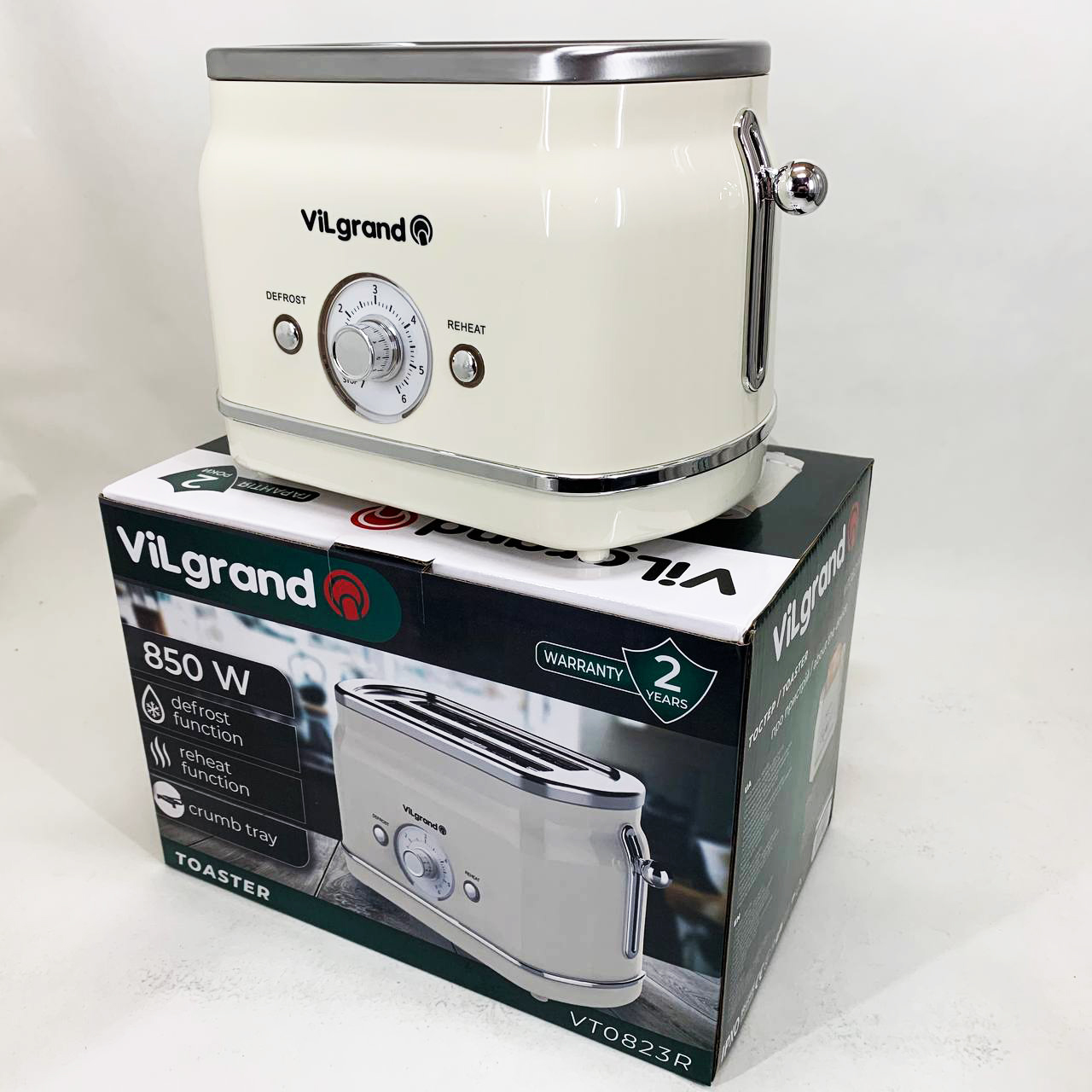 Тостер ViLgrand VT0823R — изображение 12