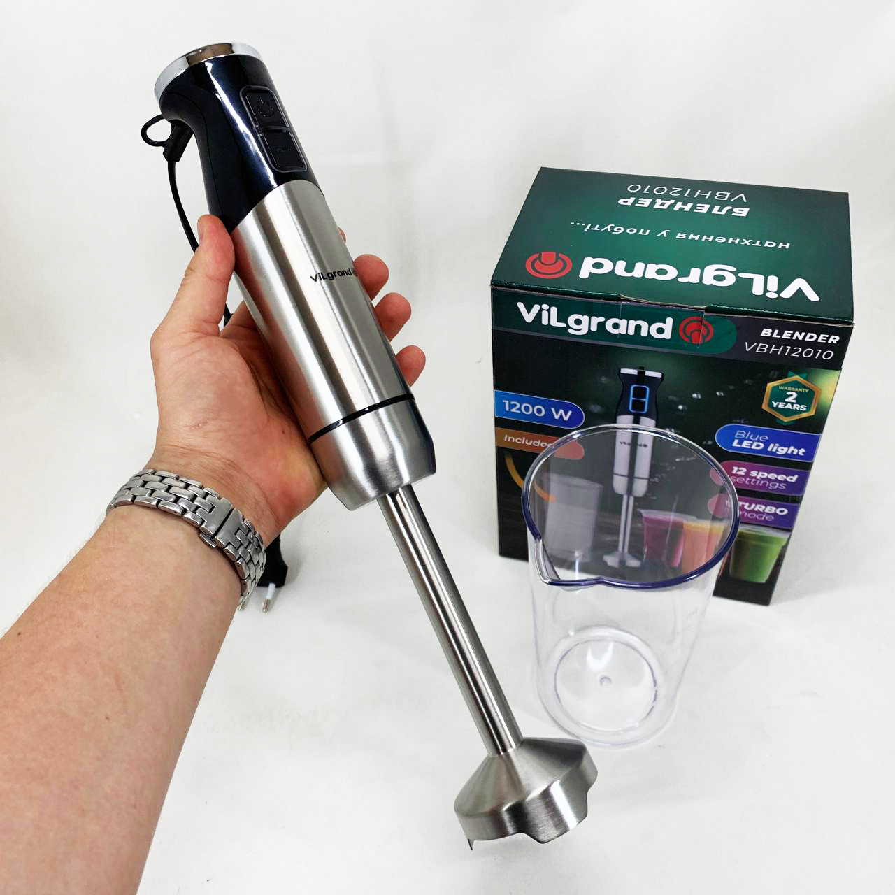 Блендер занурювальний VILGRAND VBH12010 — изображение 2