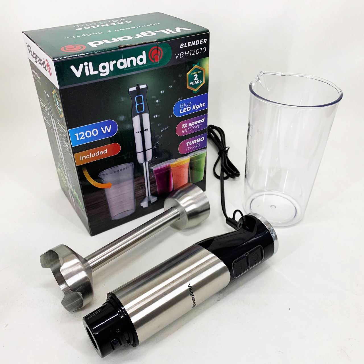 Блендер занурювальний VILGRAND VBH12010 — изображение 3