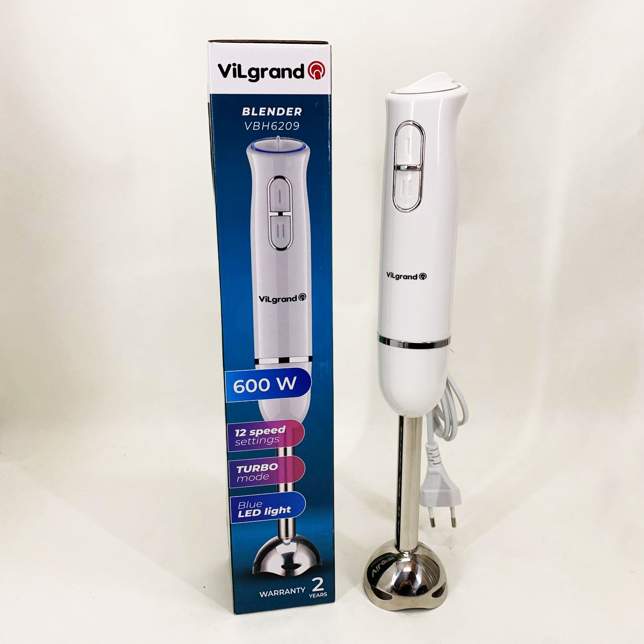 Блендер ViLgrand VBH6209. Колір: білий