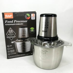 Подрібнювач RAF R.7031 настільний електричний блендер-чоппер 3 л 1000 Вт, Кухонний блендер для овочів