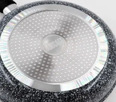 Сковорідка з кришкою Benson BN-492 26 см Мармурове покриття — изображение 2