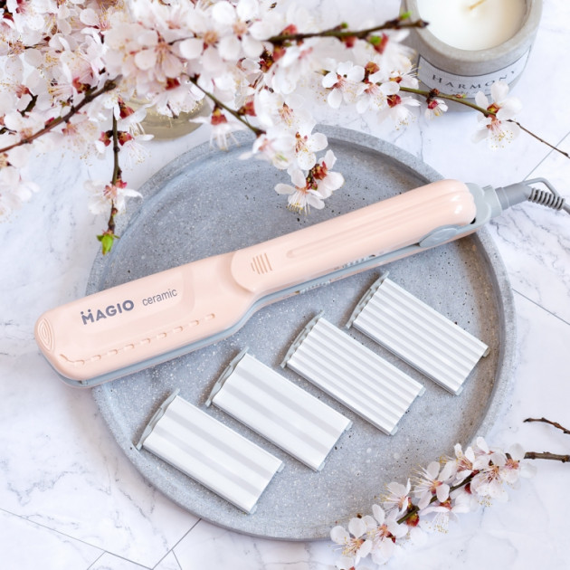 Щипці для волосся Magio MG-175P — 3 насадки, керамічні пластини — изображение 5