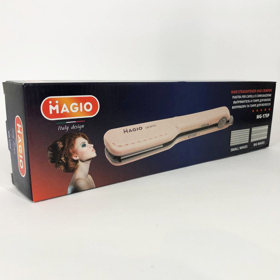 Щипці для волосся Magio MG-175P — 3 насадки, керамічні пластини — изображение 18