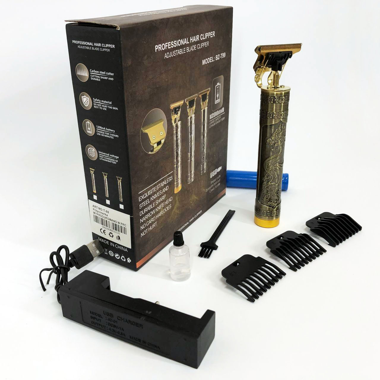 Акумуляторна машинка-триммер WS-T88 — до 240 хв безперервної роботи — изображение 10