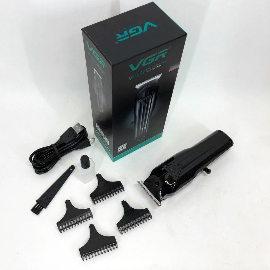 Машинка для стрижки VGR V-982 — LED-дисплей і 0 мм різець — изображение 7