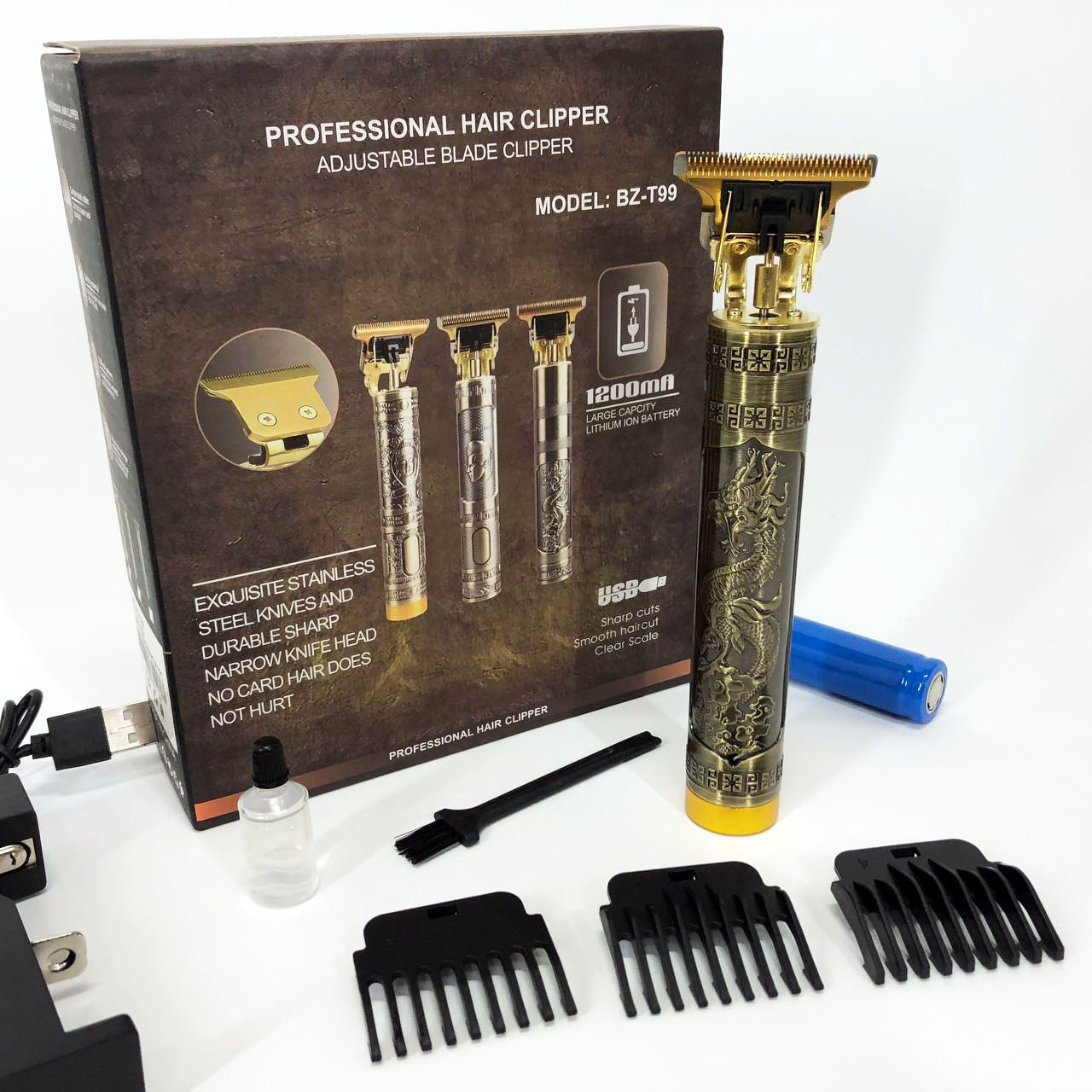 Акумуляторна машинка-триммер WS-T88 — до 240 хв безперервної роботи