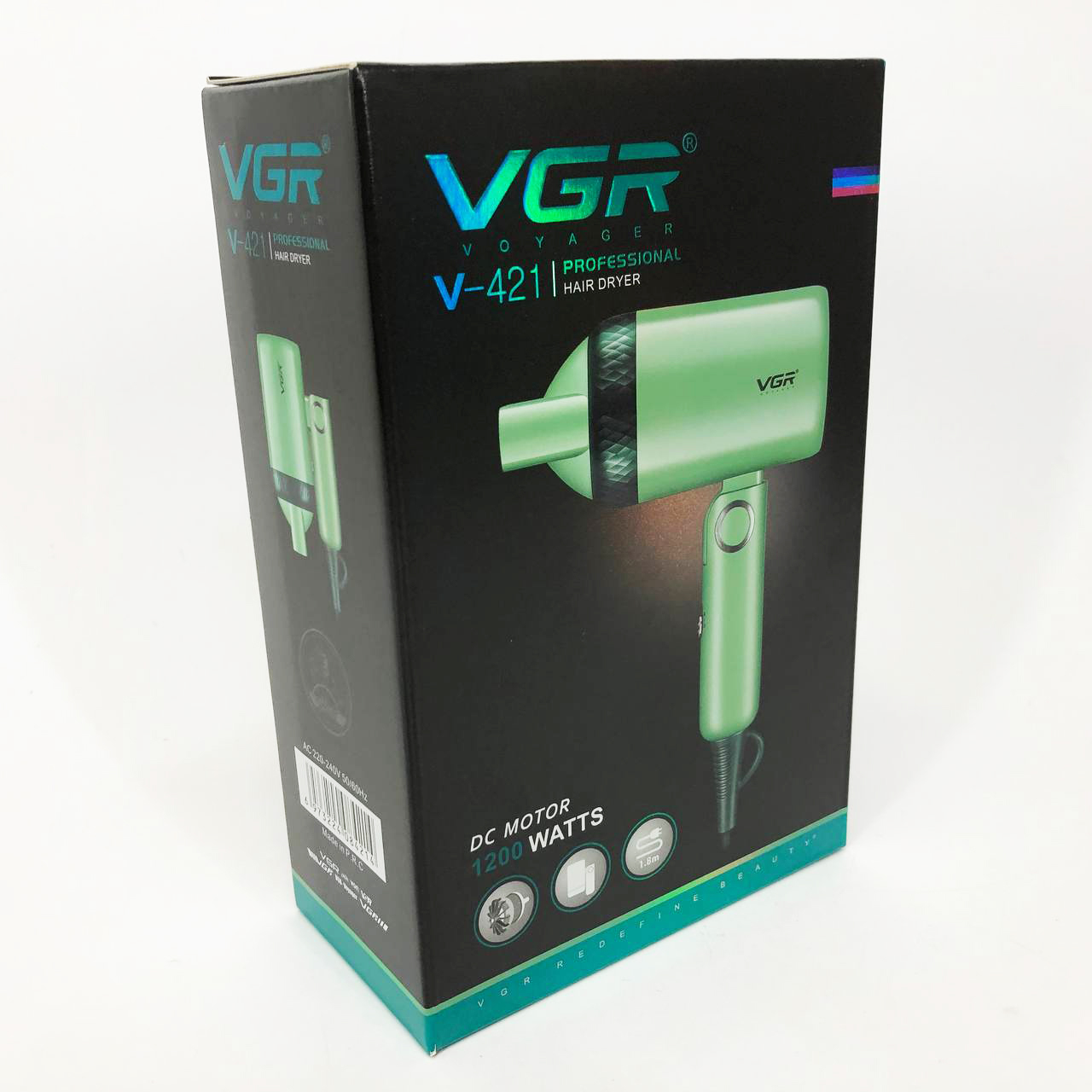 Дорожній складний фен VGR V-421 1200 Вт — компактний і потужний — изображение 6