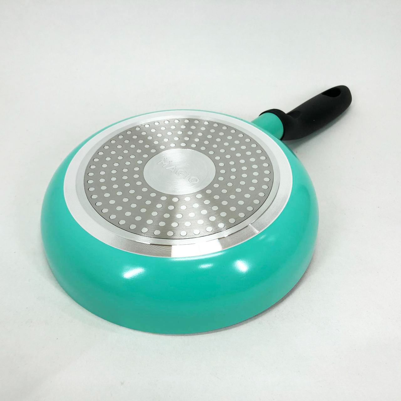 Сковорода Magio MG-1175 з мармуровим антипригарним покриттям 20 см, антипригарна сковорода — изображение 2