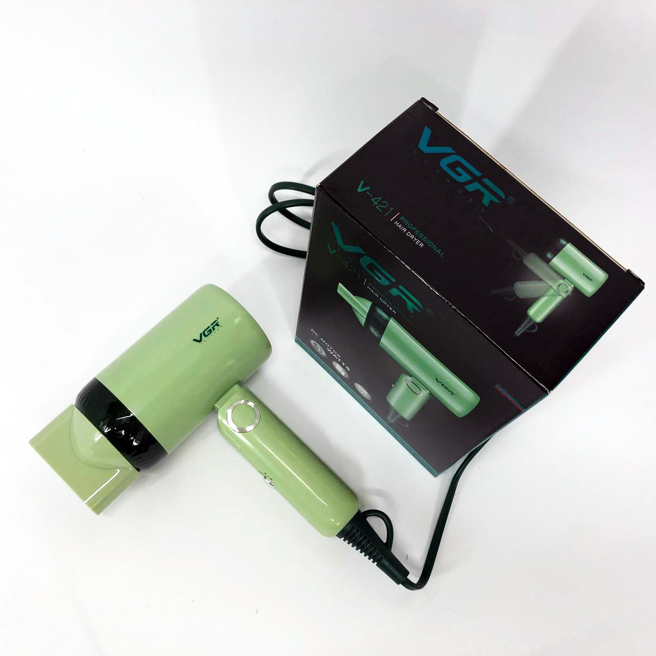 Дорожній складний фен VGR V-421 1200 Вт — компактний і потужний — изображение 3