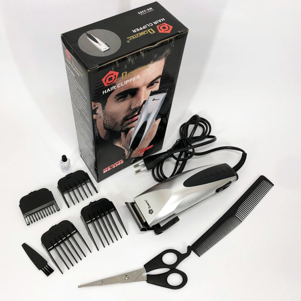 Машинка для стрижки DOMOTEC MS-3305 — професійна, 4 насадки 3–12 мм — изображение 11