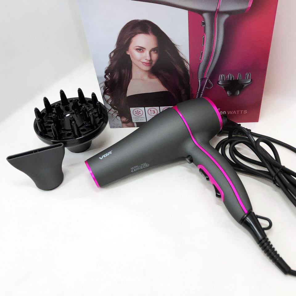 Професійний фен VGR V-402 2200W — швидка укладка — изображение 2