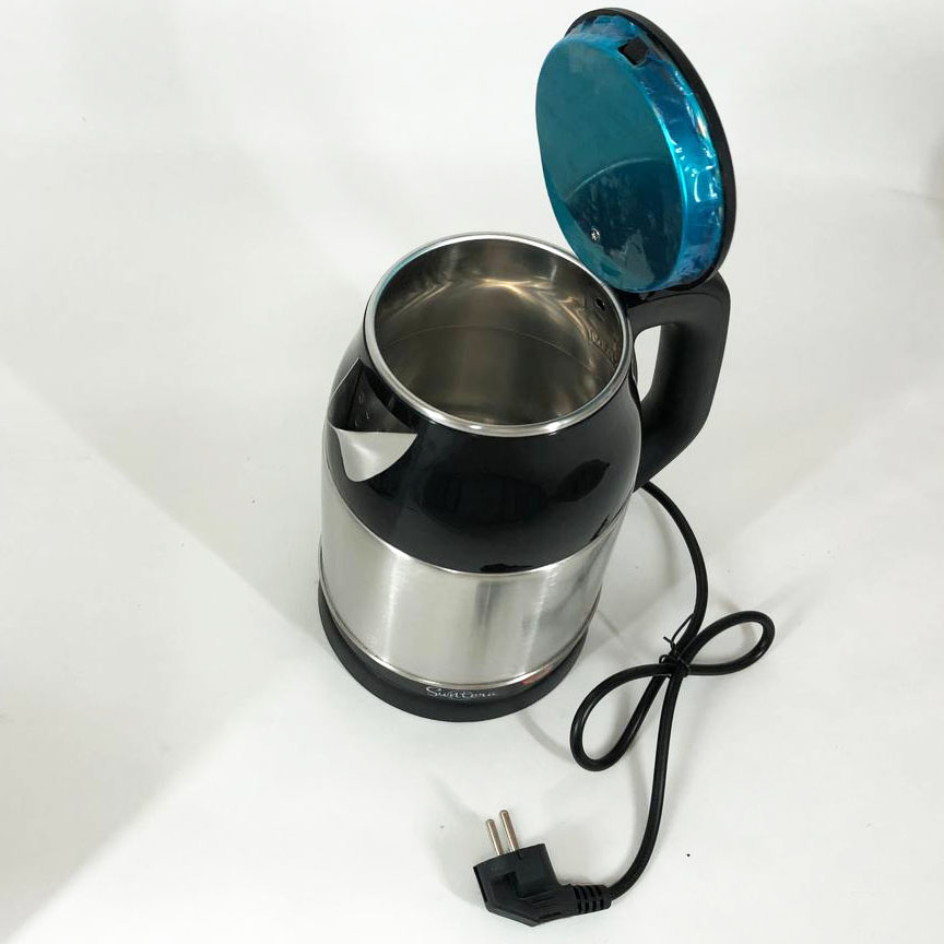 Електрочайник Suntera EKB-326S, добрий електричний чайник, електронний чайник. Колір: срібний — изображение 7