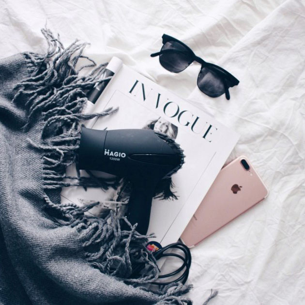 Фен дорожній Magio MG-164B — компактний 1200 Вт, складаний — изображение 2