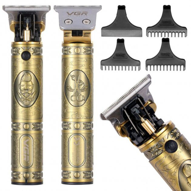 Машинка для стрижки VGR V-085 — акумуляторна T-лезо для окантовки — изображение 18