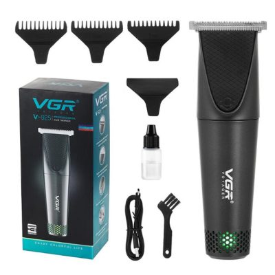 Машинка для стрижки VGR V-925 — професійна бездротова, 3 змінні насадки