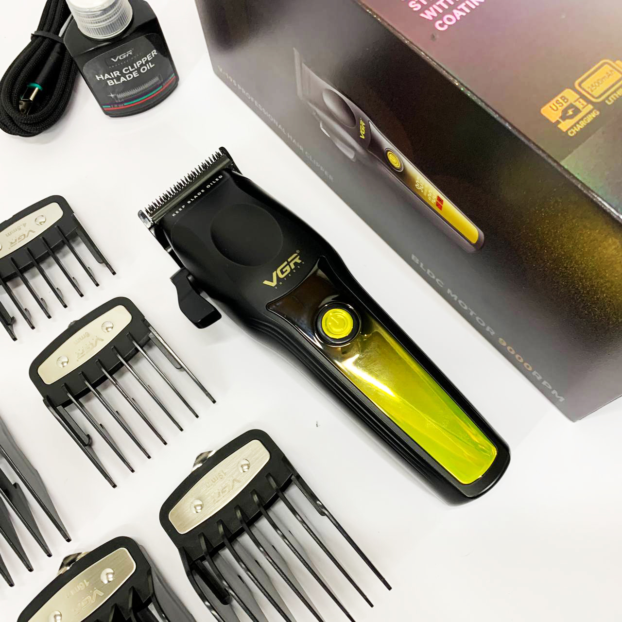 Машинка для стрижки VGR V-195 — до 250 хв автономії — изображение 8