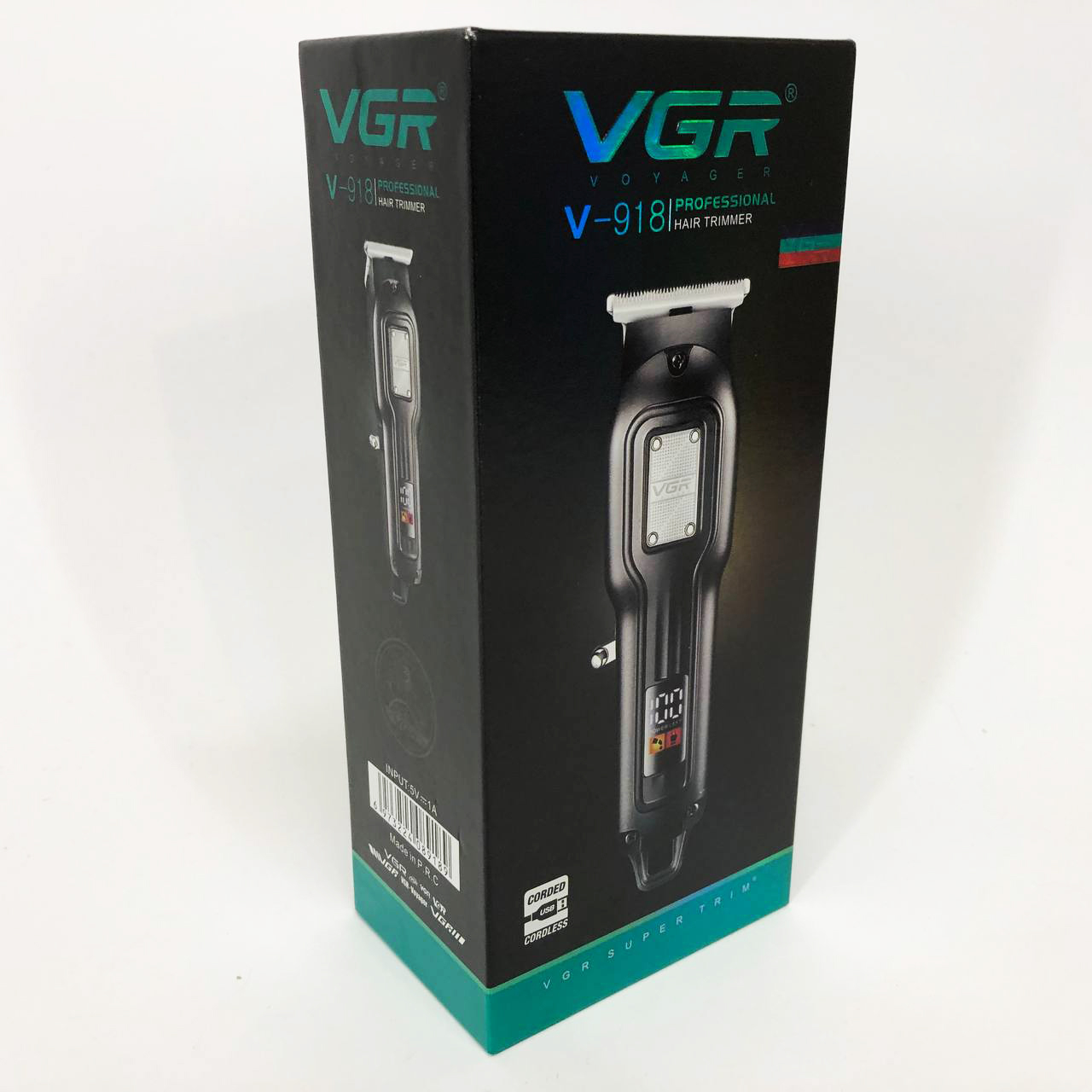 Машинка для стрижки волосся VGR V-918 — бездротова з дисплеєм, 240 хв роботи — изображение 7