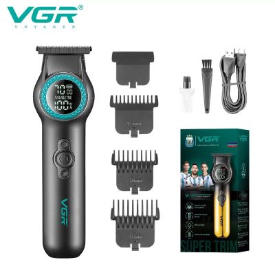 Тример VGR V-990 — керамічне лезо, TURBO режим, LED-дисплей, до 200 хв автономії