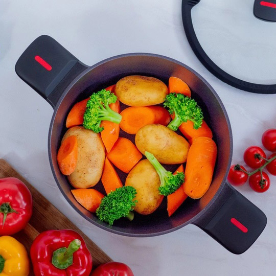 Каструля Magio MG-1171 Лита антипригарна 5л 24 см — изображение 5