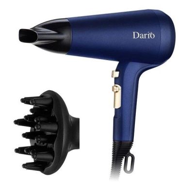 Фен DARIO DHD9222 Blue — 2200 Вт, об'єм і холодне укладання
