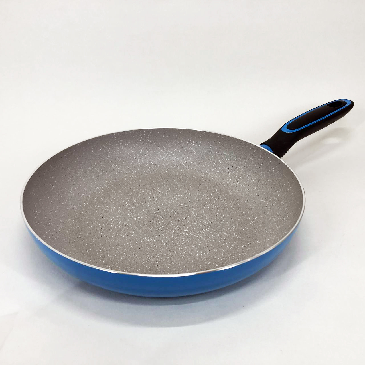 Сковорода Magio MG-1179 з мармуровим антипригарним покриттям 28 см, Якісна сковорода для смаження — изображение 8