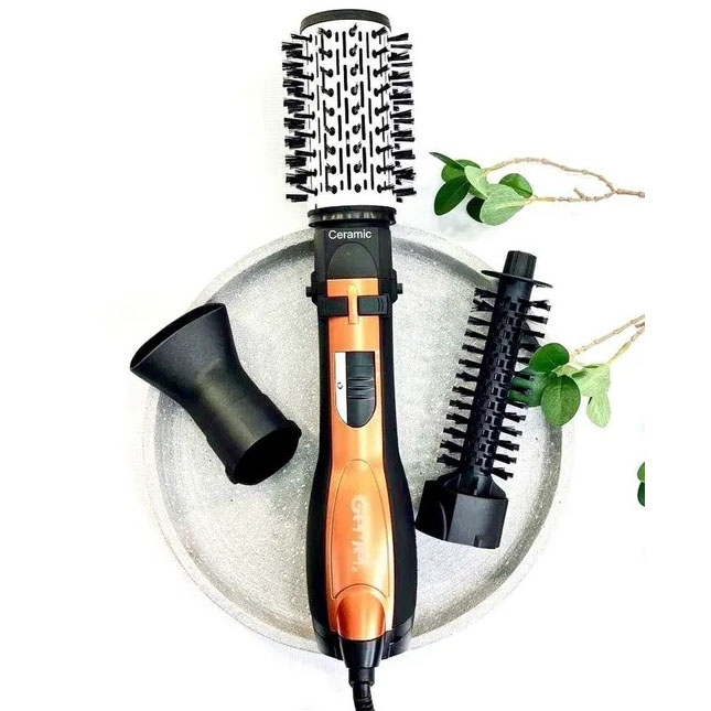 Фен-щітка Gemei GM-4828 3 в 1 — брашинг, об'єм і легка укладка — изображение 16