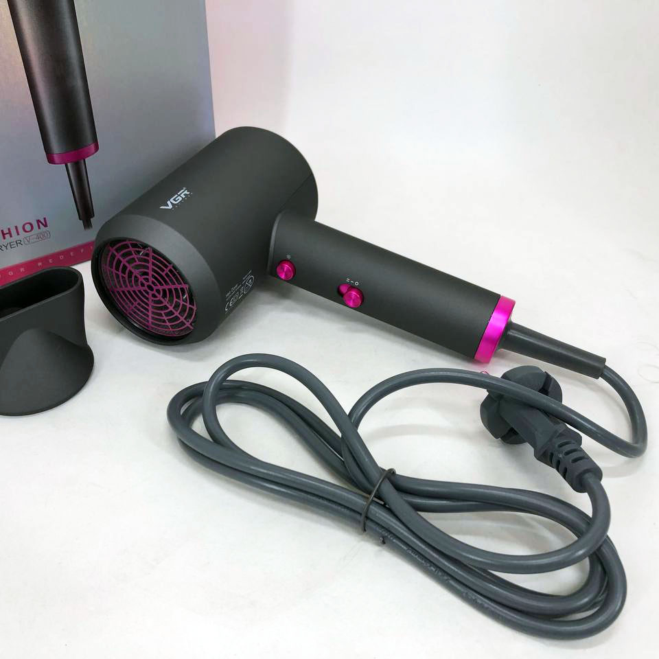 Фен VGR V-400 2000 Вт — професійний, потужна і швидка укладка — изображение 17