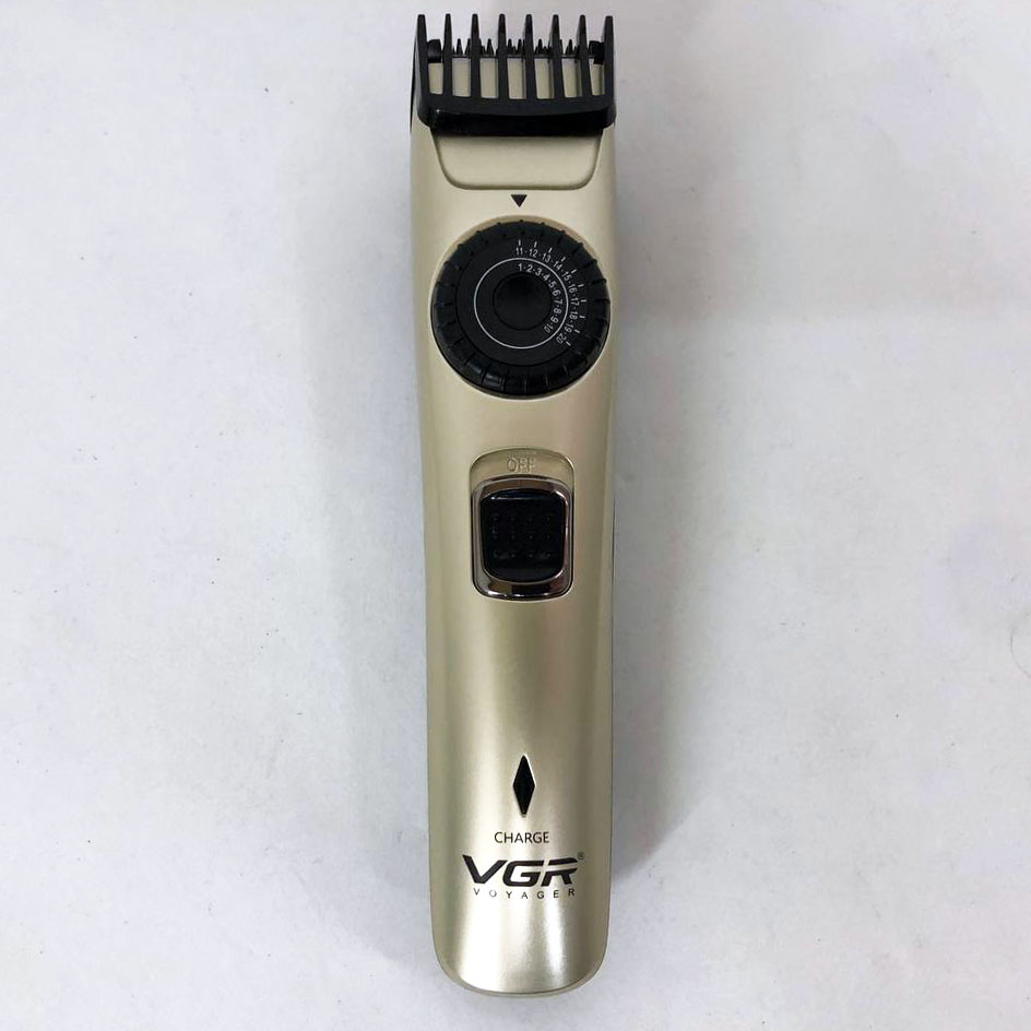 Машинка для стрижки волосся VGR V-031 — бездротова, 1–20 мм, 2 насадки — изображение 23