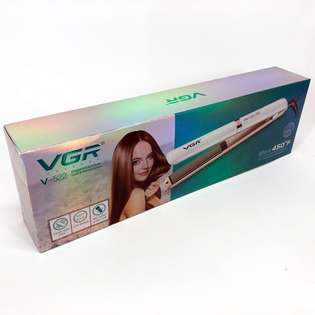 Випрямляч VGR V-522 — швидке гладке випрямлення, 45 Вт, LED — изображение 11