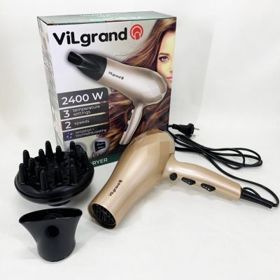 Фен VILGRAND VHD-2424TI — 2400 Вт, турмалінова іонізація