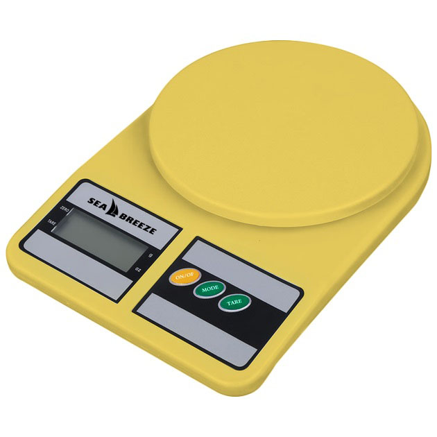 Кухонні ваги SeaBreeze SB-071 — точні до 1 г, до 10 кг, жовті — изображение 13