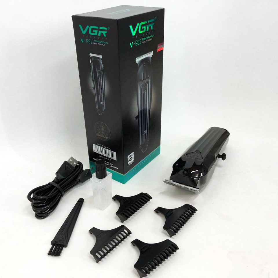 Машинка для стрижки VGR V-982 — LED-дисплей і 0 мм різець — изображение 8